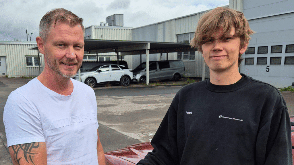 Bilde av Sverre Schjervheim og Fredrik Saastad Melstrøm