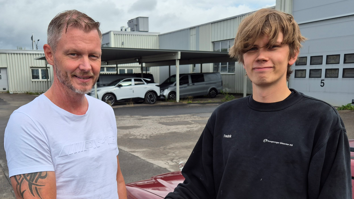 Bilde av Sverre Schjervheim og Fredrik Saastad Melstrøm