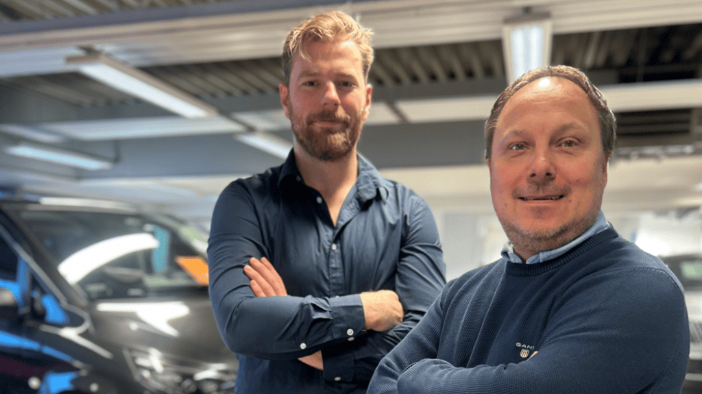 Bilde av Micha og Stig hos